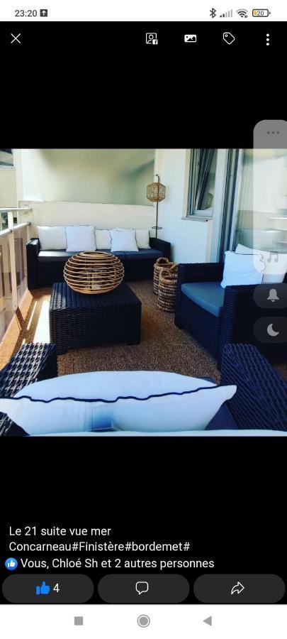 La Suite Appartement Pleine Vue Mer Concarneau Kültér fotó